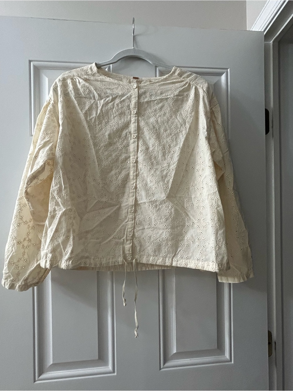 Free People peasant button down